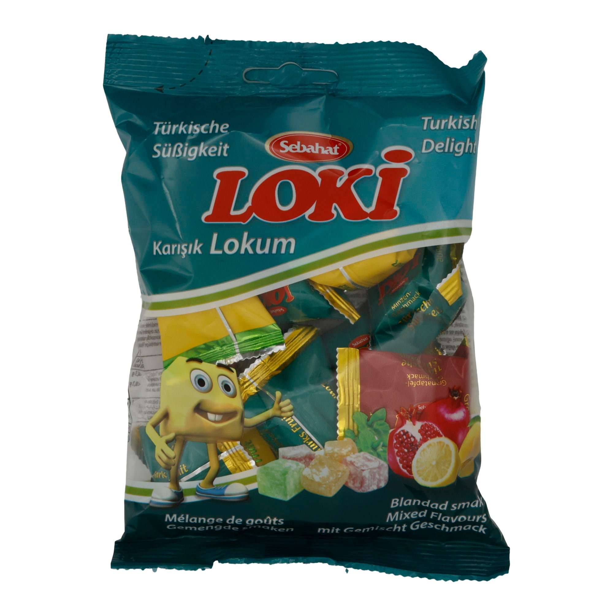 Lokum Sebahat Loki Karışık | Türkisches Delight | gemischter Geschmack | 200 g SEBAHAT